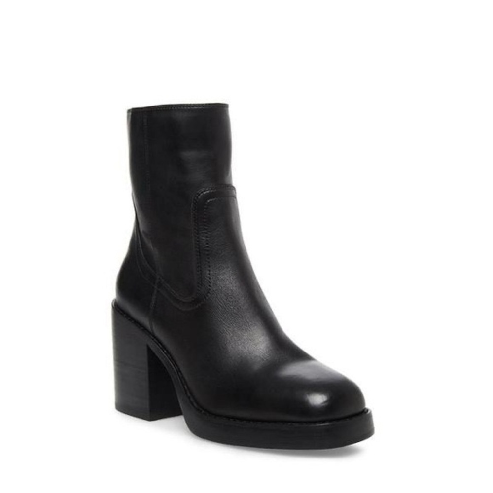 Steve Madden leather chunky boot sz 10
